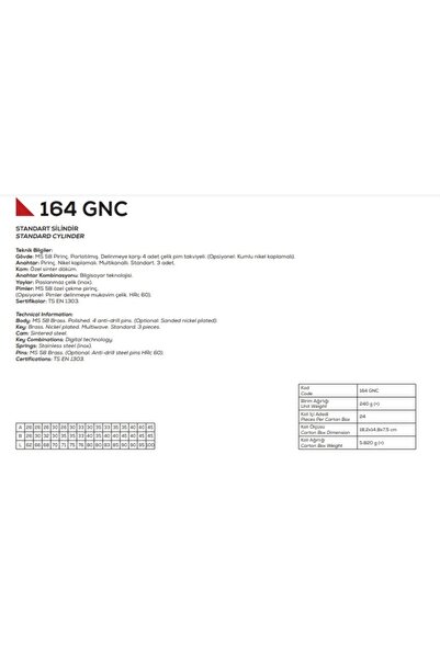 KALE 164 جي إن سي 90 ملم باريل قياسي