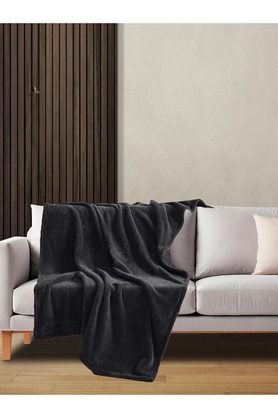 Mulberry Wellsoft Blanket Television Blanket Plush Fleece Blanket Single 170*230 Black