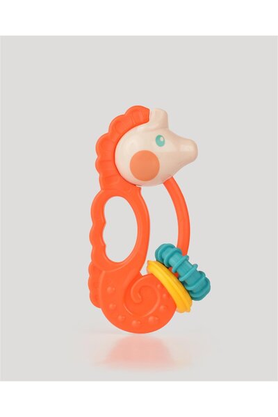 lets be child Lc Seahorse Teether & Rattle-Orange