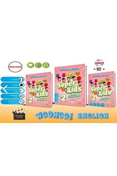 Kırmızı Beyaz Yayınları Kırmızı Beyaz Yayınlar 2. Sınıf Woohoo English Süper ...