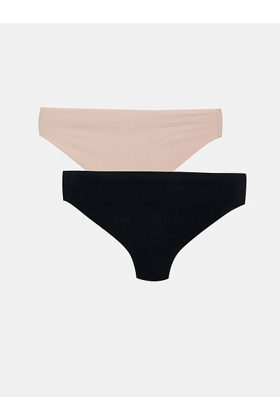 LC Waikiki Lw - Chiloți bikini simpli tăiați cu laser, pachet de 2