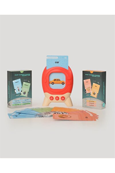 lets be child Öğretici İngilizce Konuşan Flash Kartlar Kırmızı