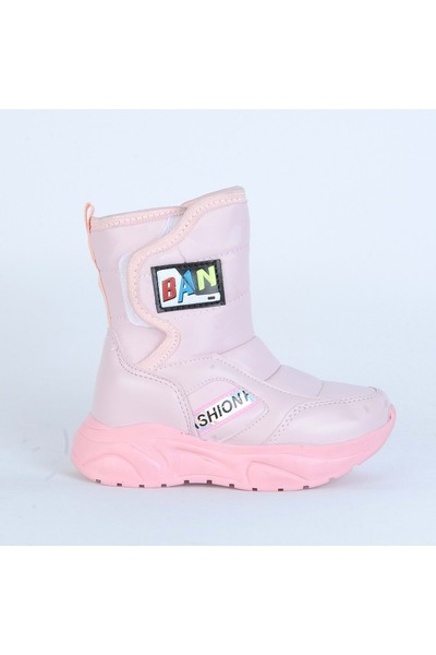 moda ayakkabım Moda Ayakkabı 9075 Pudra Kız Çocuk Bot