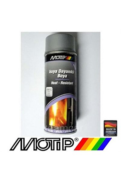 Motip 690°C Isıya Dayanıklı Gümüş Boya 400 Ml. Made in Germany
