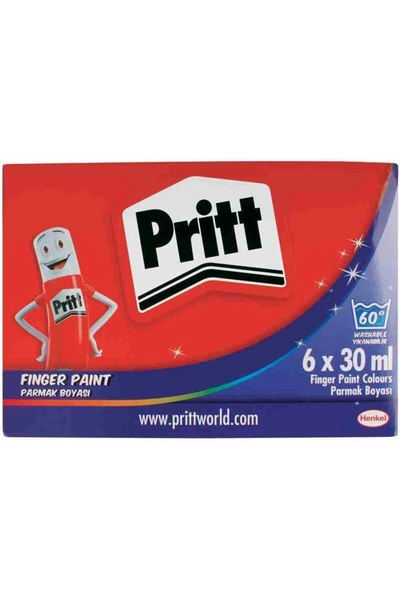 Pritt طلاء الاصابع 6 ألوان 30 مل 1221355