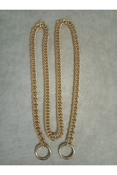 hobi duragı 115 cm Double Knitted Gold Bag Chain