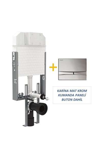 Genel Markalar SLİM 80 İKİ KADEMELİ GÖMME REZERVUAR ASMA KLOZETLER İÇİN BUTON...