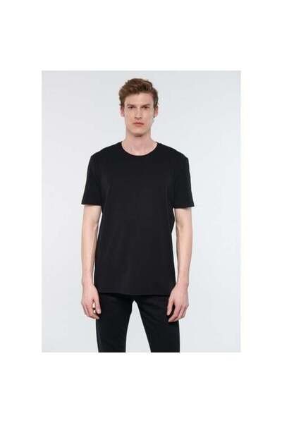 Mavi Мъжка черна тениска Basic 0610252-900