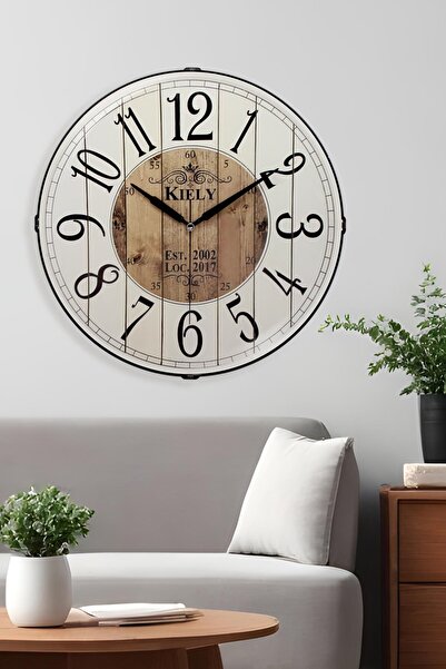 Genel Markalar KIELY YAZILI BOMBELI DUVAR SAATI 35 CM