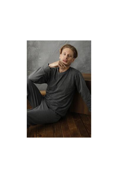 KLY Чоловічий комплект піжами з антистатичним коміром