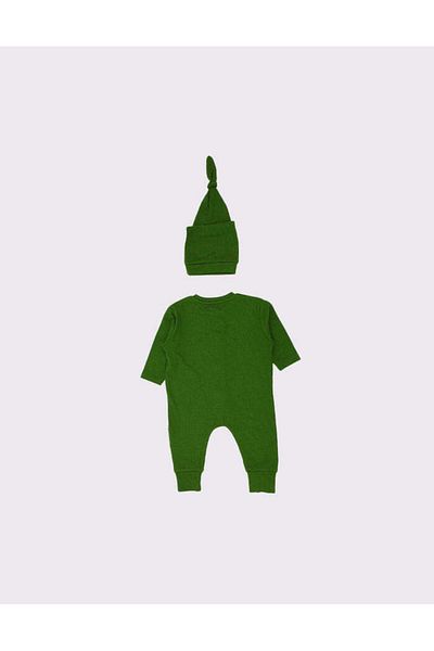 rg kidsstore Lyocell Cotton Baby Jumpsuit and Beanie Set