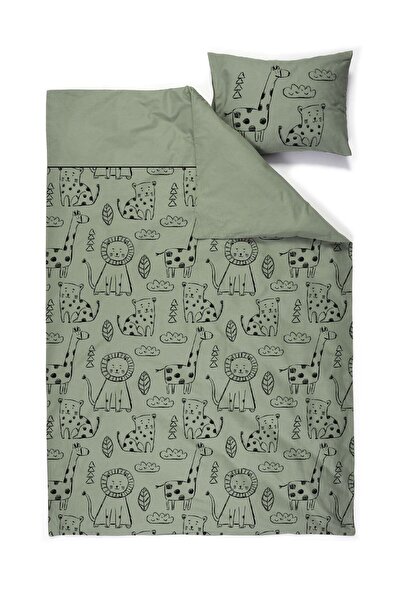Tuğba Kuğu Linen Duvet Cover Set - Baby Size (100X150)