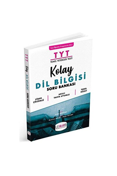 Lemma Yayınları Tyt Kolay Dil Bilgisi Soru Bankası