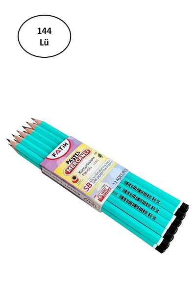 Fatih 144 Pieces Lead Pastel Coral Pencil Set