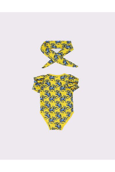 rg kidsstore Lycra Baby Girl Swimsuit - Quick Drying 2 Piece Set
