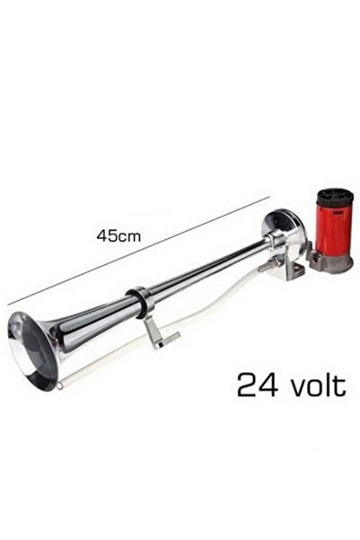 Carub Marine Krom Kompresörlü Korna 24 VOLT