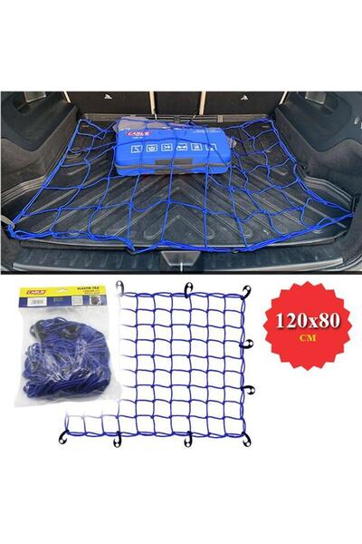 Carub Bagaj Filesi Elastik Mavi Çok Amaçlı 120x80cm 4620627