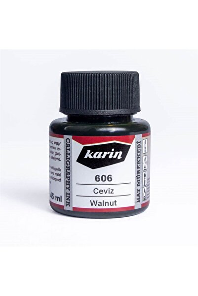 Karin Hat Mürekkebi 606 Ceviz 45 ml