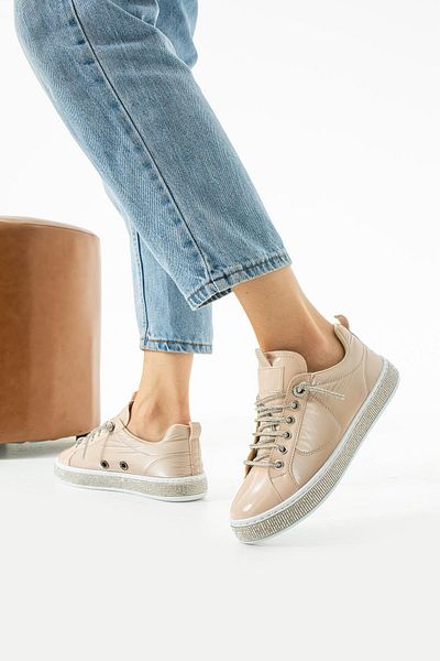 PARİS Tenis ortopedic de damă Beige Stone