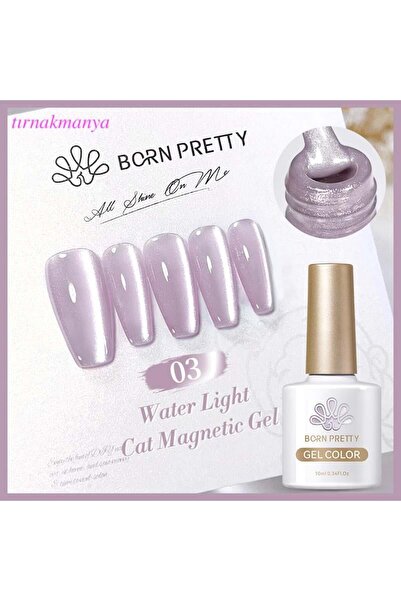 Born Pretty 10ml Water Light Cat Magnetic Kalıcı oje WL-03 (58465)