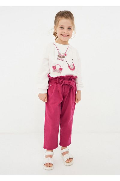 MAYORAL Girl's Belted Trousers 3502