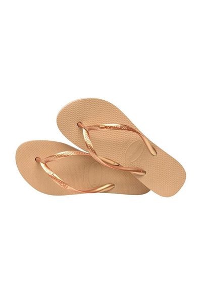 Havaianas Γυναικείες παντόφλες Slim Flatform Golden Gold