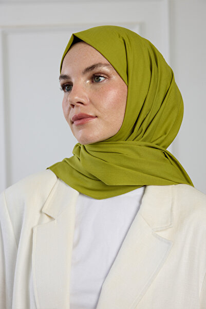 PURESCARFS Pure Pamuk Şal Yağ Yeşili
