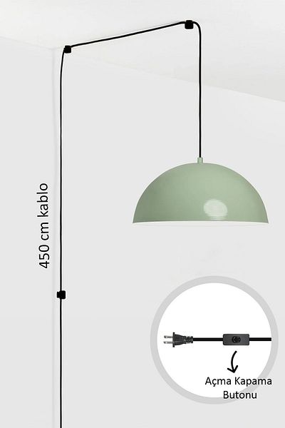 Bamyum Lipeo Plug-in Chandelier Pendant Lamp - Lighting Lamp for Living Room, Kitchen, Office and Room
