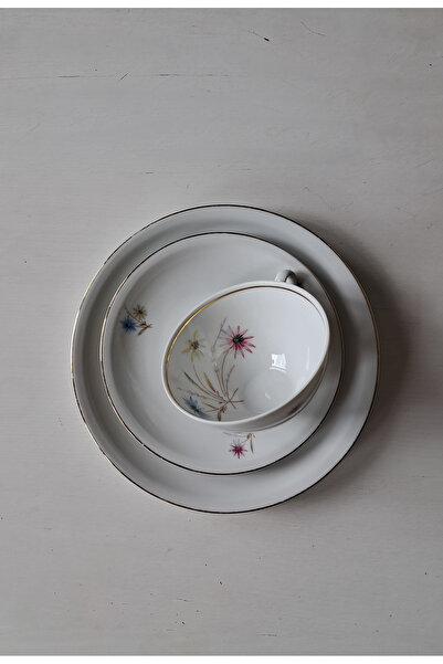 Bavaria Schirnding Vintage Tea/Coffee Cup Set 3 Pieces 150 ml