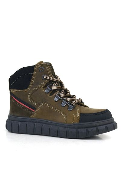 Rakerplus Genuine Leather Sand Color Zippered Boy's Boots