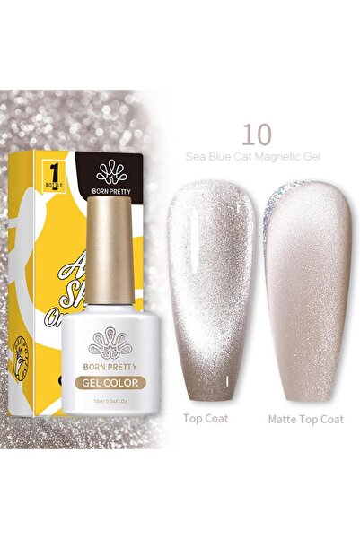 Born Pretty 10 ml Sea Blue Kedi gözü oje SB-10 (56466)