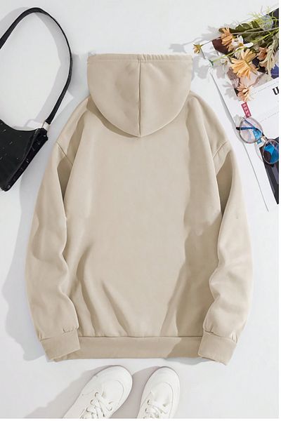 halowear Φούτερ από πλεκτό ύφασμα Unisex 2ip Raster Beige Saturn