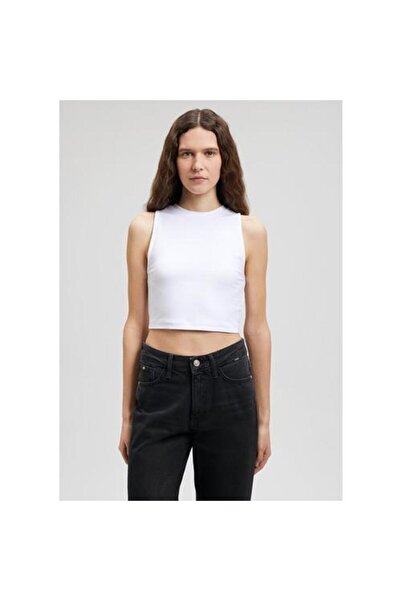 Mavi Kadın Crop Top