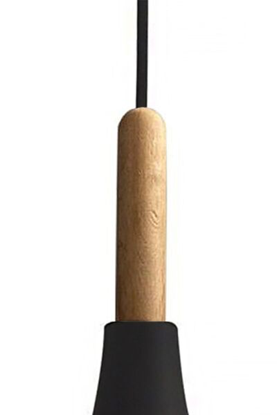 Bamyum Üçlü Gedser Ahşap Başlık Avize Sarkıt Yemek Masası Üstü Iç Mekan Cafe Modern Otel Restoran