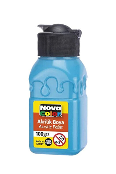 Nova Color Akrilik Boya 100 ml 2025 Turkuaz