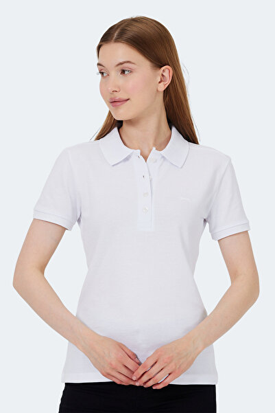 Slazenger Vera I Women's Polo Neck White T-Shirt