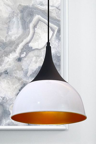 Bamyum Mabbe White Single Pendant Lamp Chandelier Kitchen Children's Living Room Chandeliers Cafe Office Hallway Lamp Models
