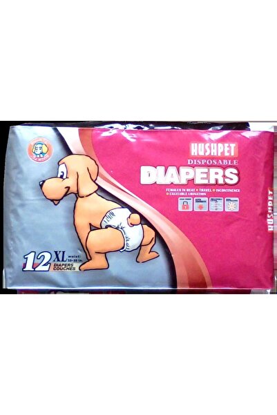 Hushpet Köpekler için Çiş Pedi XLarge Beden 12'li 25 45 Kg