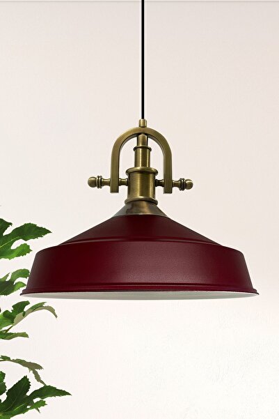 Bamyum Asaletli Vişne Çürüğü Tekli Avize Gemici Eskitme Başlık Retro Sarkıt Lamba Restoran Salon Aydınlatma