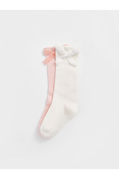 LC Waikiki Lcwk Basic Baby Girl Socks 2-Piece