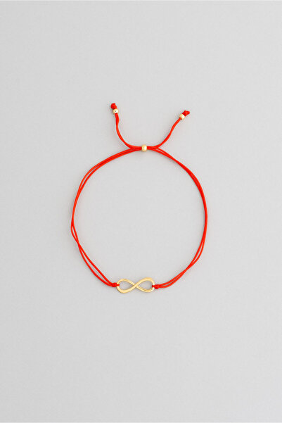 So CHIC... Sonsuzluk 18 Ayar Sarı Altın Kaplama Ayarlanabilir Gümüş Arkadaşlık Bilekliği