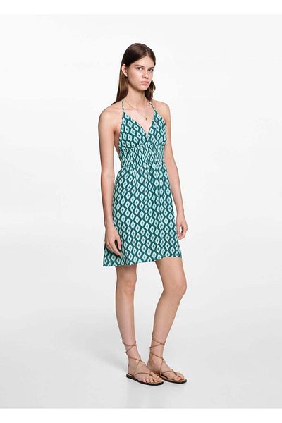 Mango Teen Rochie Albastra Pentru Copii