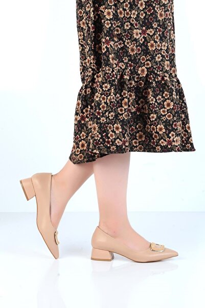 moda ayakkabım Moda Ayakkabı 12-023 Kadın Topuklu Ayakkabı
