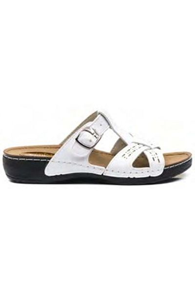 Kids Club Shoes Carlaverde 150901   - Dr. Papuci albi ortopedici pentru femei recomandati
