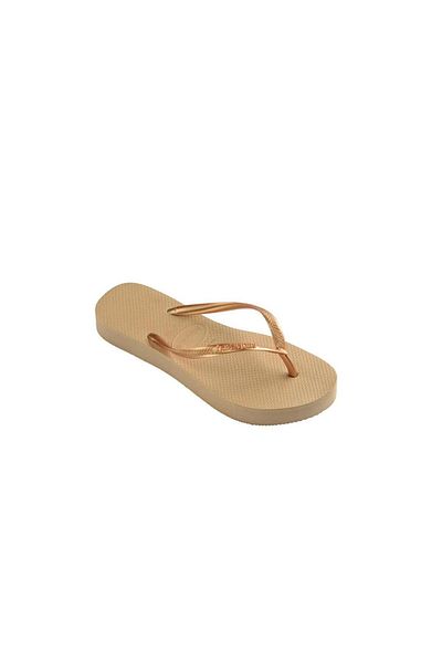 Havaianas Γυναικείες παντόφλες Slim Flatform Golden Gold