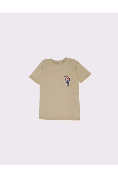 rg kidsstore Rochie tricou cu broderie din bumbac