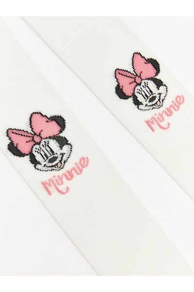 LC Waikiki Lcwk Minnie Mouse щампован чорапогащник за момиченце 2 пакета