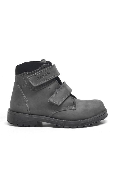 Rakerplus Cizme pentru copii Sentor din piele naturală din shearling gri