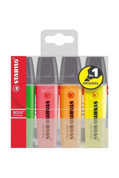 Stabilo Boss Orıgınal 4'Lü Paket