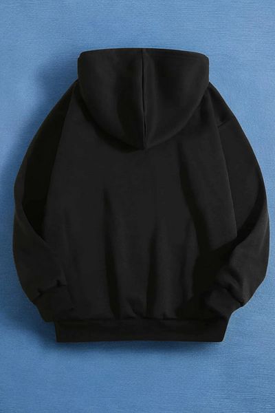 halowear Φούτερ από πλεκτό ύφασμα Unisex 2ip Raster μαύρο λουλούδι-πεταλούδα